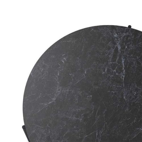 Eva Solo Savoye Sofabord Høj H: 42 cm Ø: 90 cm Keramisk Top - Sort