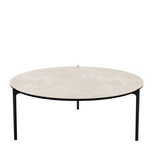Eva Solo Savoye Sofabord Lav H: 35 cm Ø: 90 cm Keramisk Top - Beige