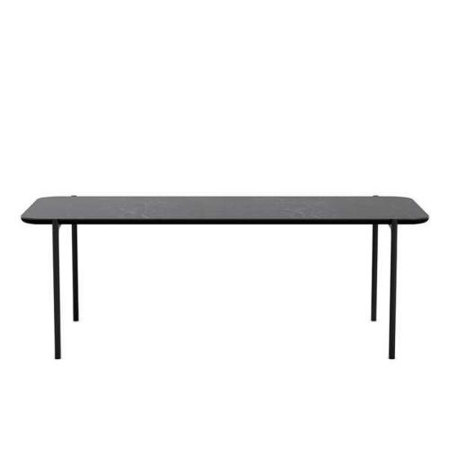 Eva Solo Savoye Sofabord Høj H: 42 cm 50x120 cm Keramisk Top - Sort