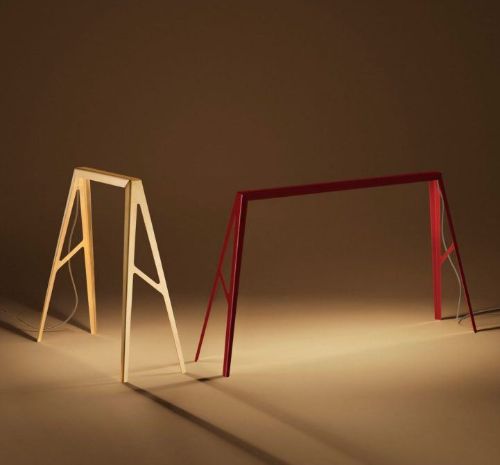 Foscarini Bridge 1 Bordlampe B: 49 cm LED - Messing