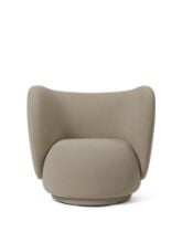 Billede af Ferm Living Rico Lounge Chair Grain SH: 41 cm - Cashmere