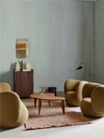 Billede af Ferm Living Feve Sofabord 117x60 cm - Walnut
