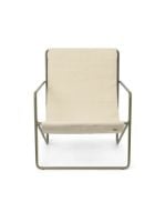Billede af Ferm Living Desert Lounge Chair SH: 20 cm - Olive/Cloud