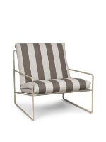 Billede af Ferm Living Desert 1-Seater SH: 30 cm Stripe - Cashmere/Chocolate