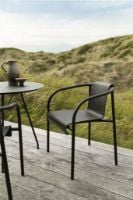 Billede af HOUE NAMI Dining Chair w. Armrest SH: 44,5 cm - Dark Grey