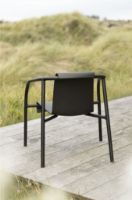 Billede af HOUE NAMI Dining Chair w. Armrest SH: 44,5 cm - Dark Grey