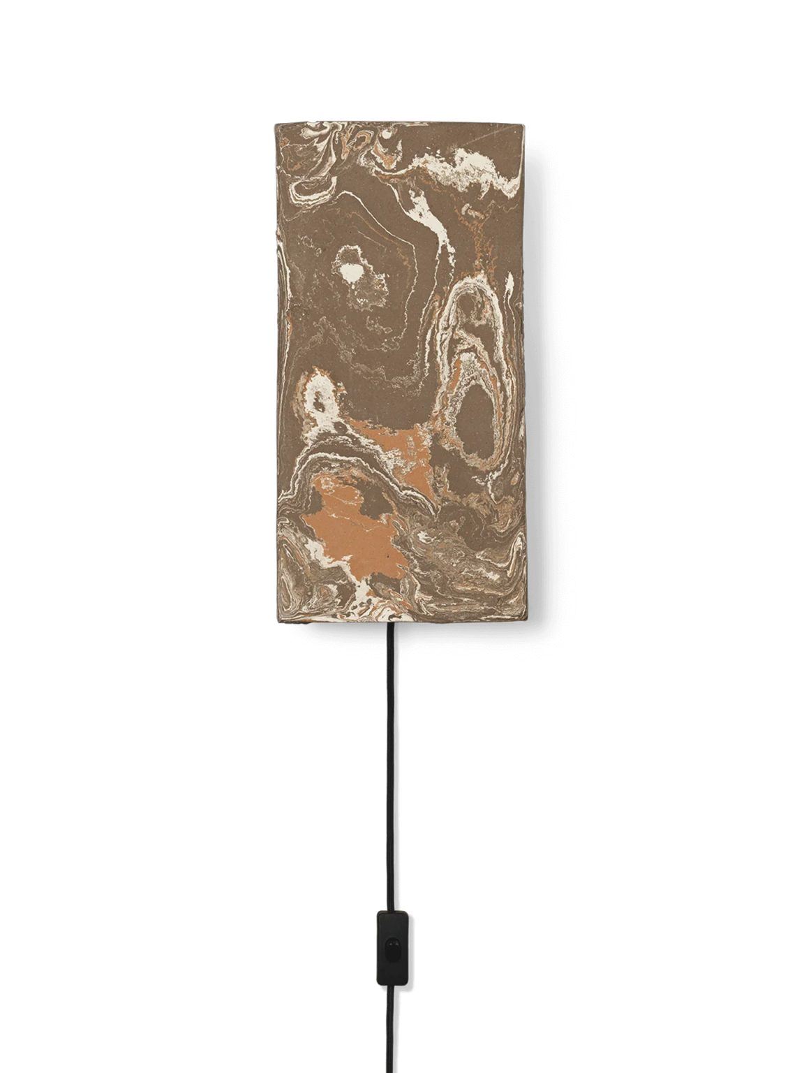 Billede af Ferm Living Argilla Wall Lamp H: 40 cm - Marble Mocha