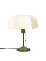 Billede af Ferm Living Poem Table Lamp H: 42 cm - White/Grass Green