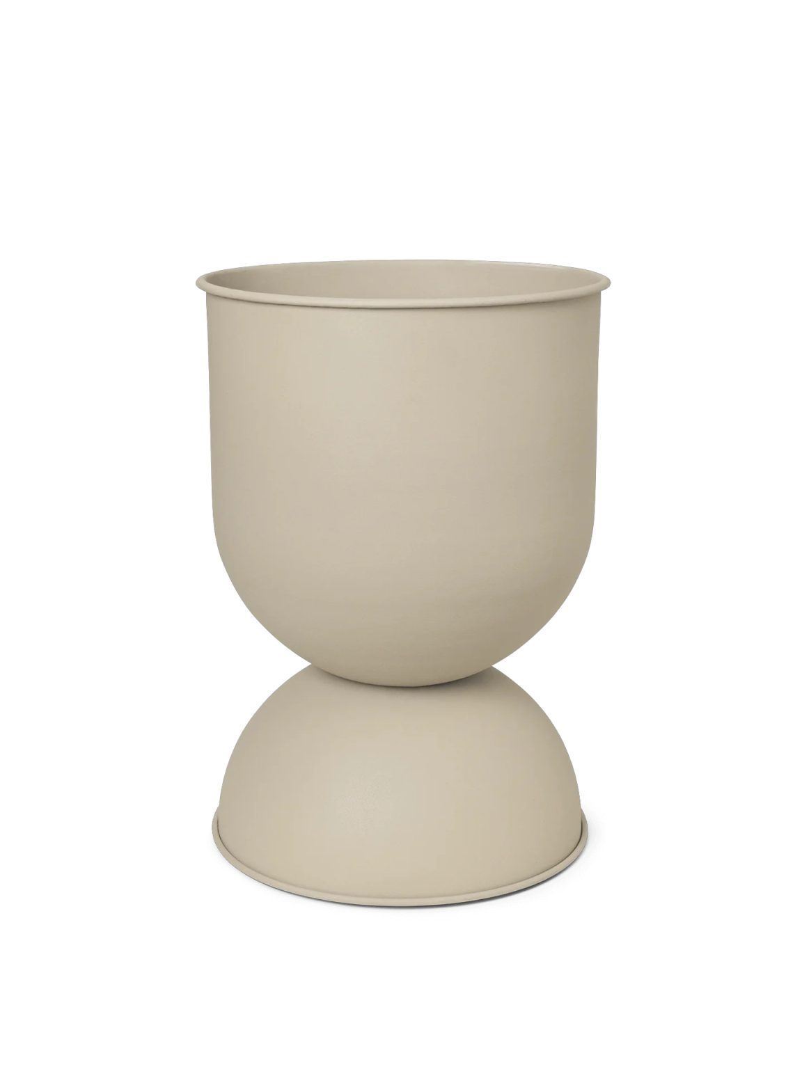Billede af Ferm Living Hourglass Pot Medium Ø: 40 cm - Cashmere FORUDBESTIL: START JUNI 2024