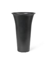 Billede af Ferm Living Spun Alu Vase H: 41,9 cm - Black