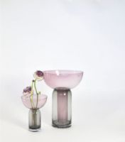 Billede af AYTM TORUS Vase H: 19,5 cm - Black/Rose