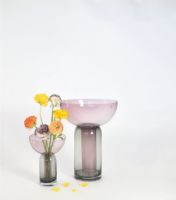 Billede af AYTM TORUS Vase H: 19,5 cm - Black/Rose