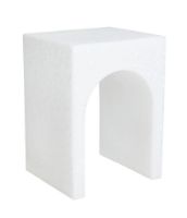 Billede af OYOY Siltaa Recycled Stool H: 12,5 cm - White