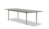 Billede af Fredericia Furniture 6632 Plan Table Extendable 100x260 cm - Sort Nanolaminat/Modernist Green