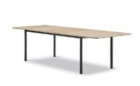 Billede af Fredericia Furniture 6632 Plan Table Extendable 100x260 cm - Lysolieret Eg/Sort
