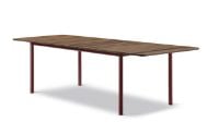 Billede af Fredericia Furniture 6632 Plan Table Extendable 100x260 cm - Røget Eg/Bordeaux