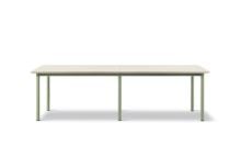 Billede af Fredericia Furniture 665A Plan Table Modular 100x260 cm - Really Cotton Dream/Modernist Green