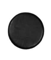 Billede af OYOY Woody Leather Seat Cushion Ø: 40 cm - Buffalo Leather/Black