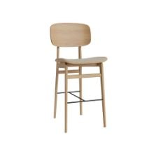 Billede af NORR11 NY11 Bar Chair SH: 65 cm - Natural Oak/Hallingdal 220