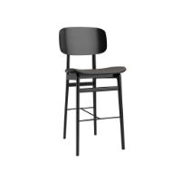 Billede af NORR11 NY11 Bar Chair SH: 65 cm - Black Oak/Hallingdal 368