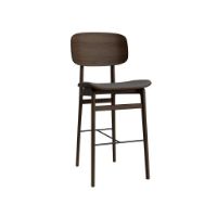 Billede af NORR11 NY11 Bar Chair SH: 65 cm - Dark Smoked Oak/Hallingdal 368