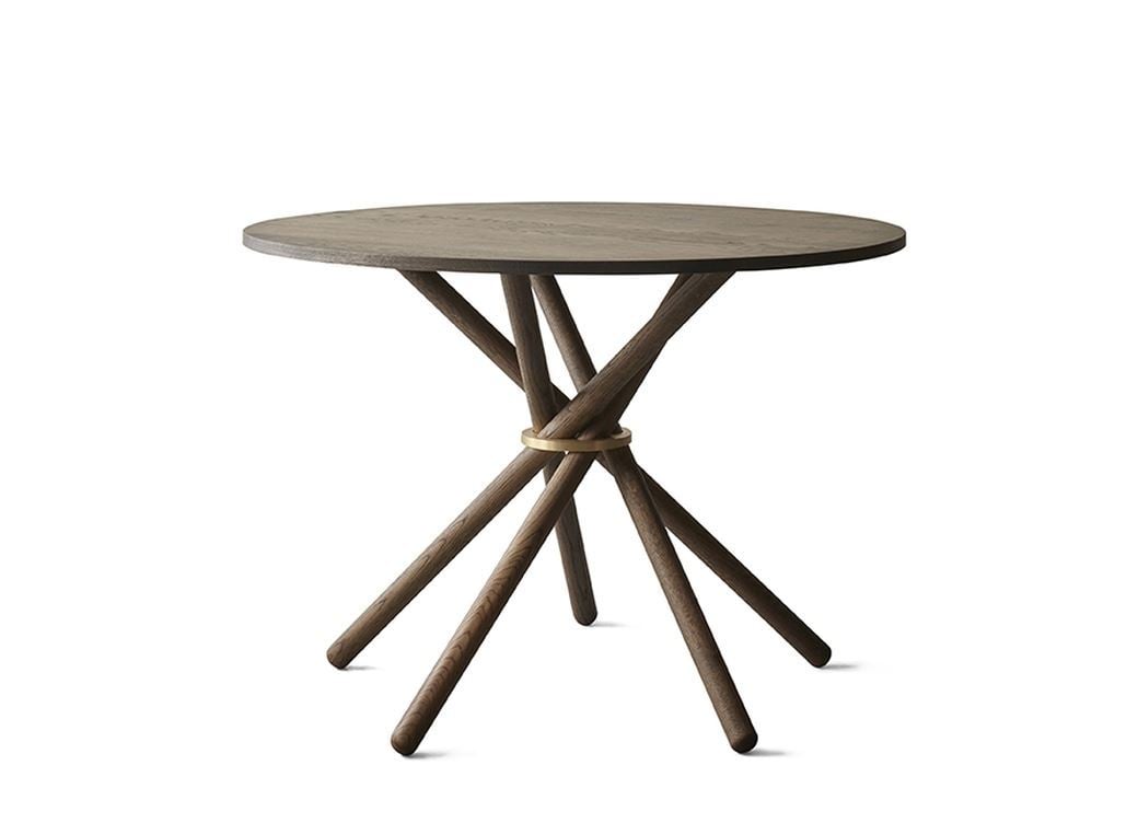 Billede af Eberhart Furniture Hector 105 Dining Table Ø: 105 cm - Dark Oak