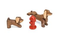 Billede af FableWood Den Lille Gravhund 6,5x9,5 cm - Træ OUTLET
