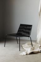 Billede af Thorup Copenhagen Noel Lounge Chair SH: 43 cm - Stål/Sort