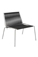Billede af Thorup Copenhagen Noel Lounge Chair SH: 43 cm - Stål/Sort