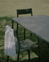Billede af New Works May Chair Outdoor SH: 45 cm - Dark Green