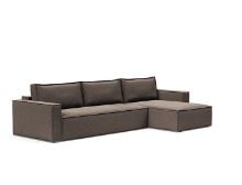 Billede af Innovation Living Newilla Sofa Bed With Lounger 530 L: 337 cm - Taupe