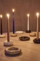 Billede af OYOY Savi Marble Candleholder Ø: 13,8 cm - Beige