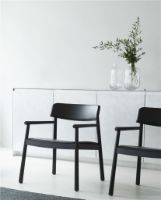 Billede af Normann Copenhagen Timb Lounge Armchair SH: 42 cm - Black
