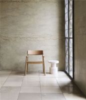 Billede af Normann Copenhagen Timb Lounge Armchair Upholstery SH: 42 cm - Tan / Ultra Leather Camel