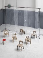 Billede af Normann Copenhagen Herit Armchair SH: 45 cm - Oak Base/Sand 