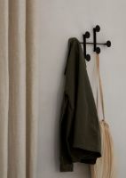 Billede af Audo Copenhagen Afteroom Coat Hanger H: 24 cm - Black