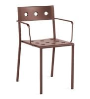 Billede af HAY Balcony Armchair SH: 46 cm - Iron Red OUTLET