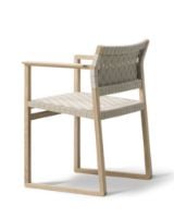 Billede af Fredericia Furniture BM62 Børge Mogensen Stol SH: 45,5 cm - Lakeret Eg/Gjordeflet Natur