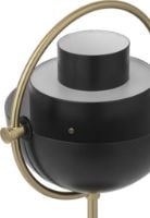 Billede af GUBI Multi-Lite Portable Lampe H: 30 cm - Brass/Black Semi Matt