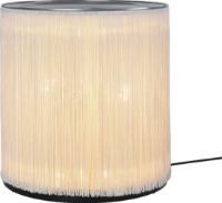 Billede af GUBI Model 597 Floor Lamp H: 45 cm - Polished Aluminium/Cream Fringe