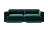 Billede af &Tradition Develius 2 Pers. Sofa med lav arm L: 220 cm - Ritz 6726 Dark Green