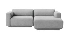 Billede af &Tradition Develius 2 Pers. Sofa med lav arm og Højrevendt Chaiselong L: 220 cm - Hallingdal 130