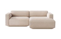 Billede af &Tradition Develius 2 Pers. Sofa med lav arm og Højrevendt Chaiselong L: 220 cm - Karakorum 003
