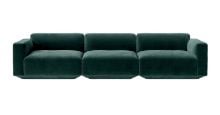 Billede af &Tradition Develius 3 Pers. Sofa med lav arm L: 309 cm - Ritz 6726 Dark Green