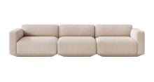 Billede af &Tradition Develius 3 Pers. Sofa med lav arm L: 309 cm - Karakorum 003