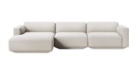 Billede af &Tradition Develius 3 Pers. Sofa med lav arm og Venstrevendt Chaiselong L: 309 cm - Linara Stone 2494/266