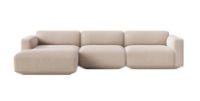 Billede af &Tradition Develius 3 Pers. Sofa med lav arm og Venstrevendt Chaiselong L: 309 cm - Karakorum 003