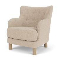 Billede af Audo Copenhagen Constance Lounge Chair SH: 43,6 cm - Oak/Zero 0001