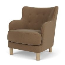 Billede af Audo Copenhagen Constance Lounge Chair SH: 43,6 cm - Oak/Grand Mohair 1103