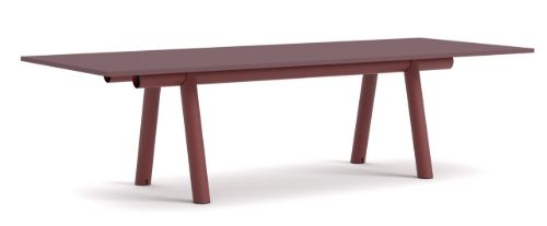 HAY Boa Table 1100 280x110x75 cm - Barn Red/Burgundy Linoleum
